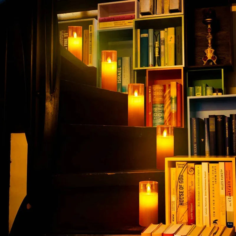 FlickerEase Rechargeable LED Candles