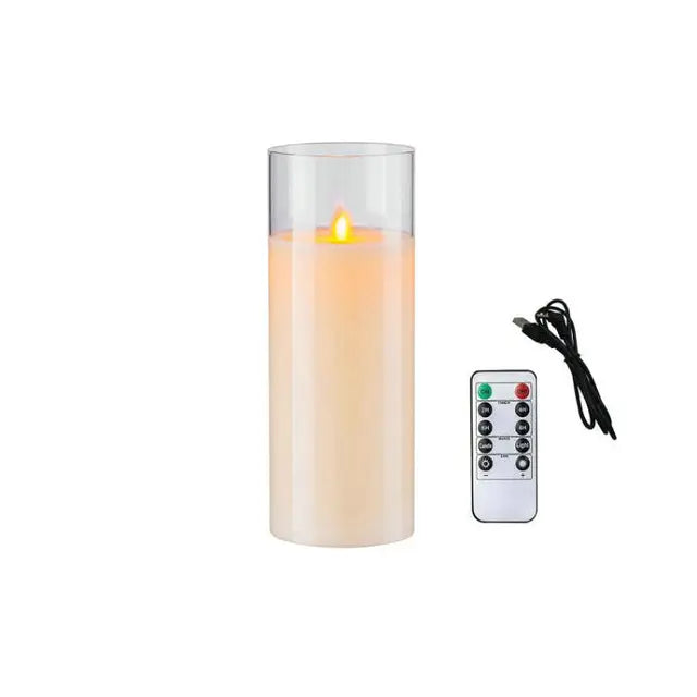 FlickerEase Rechargeable LED Candles