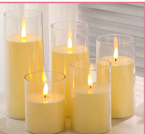 FlickerEase Rechargeable LED Candles