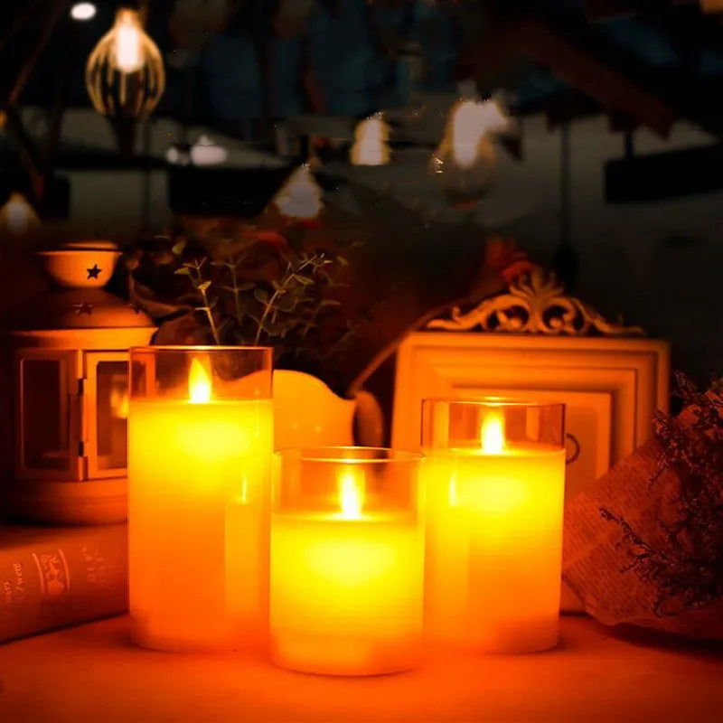 FlickerEase Rechargeable LED Candles